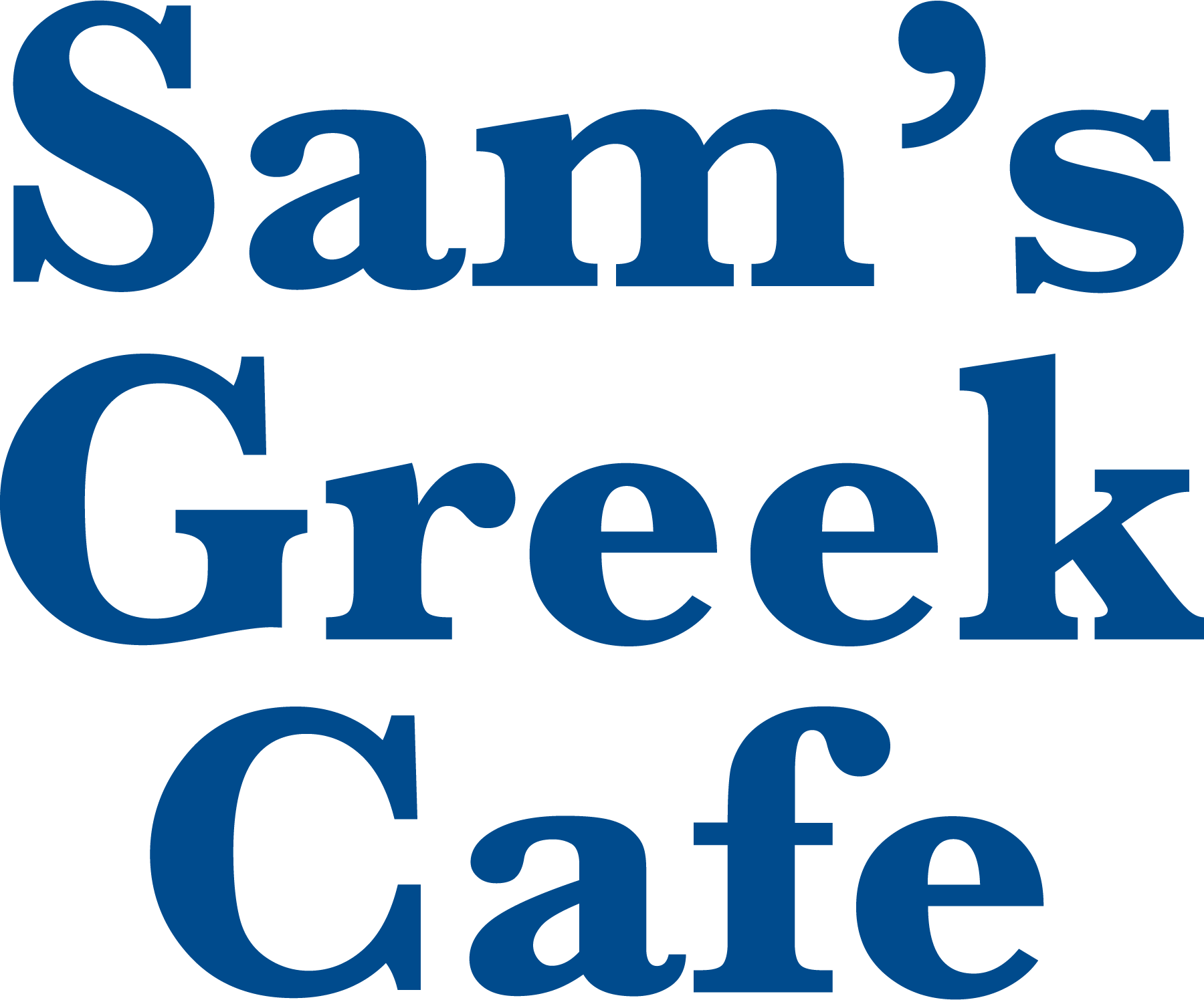 Sam’s-Greek-Cafe-Wordmark-Logo-Vector