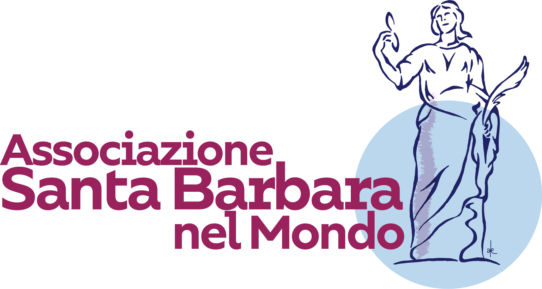 Santa-Barbara-nel-Mondo—Ass.-Culturale—Rieti-Logo-Vector