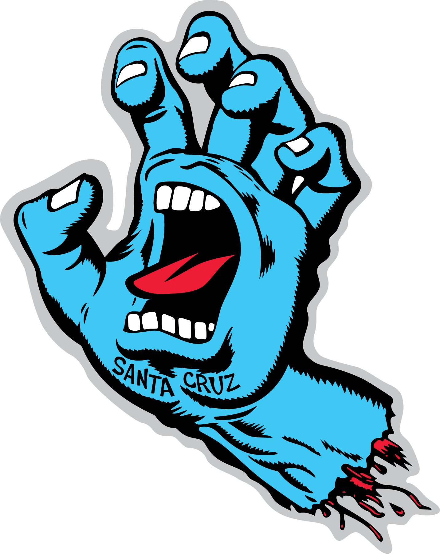 Santa-Cruz-Screaming-Hand-Logo-Vector