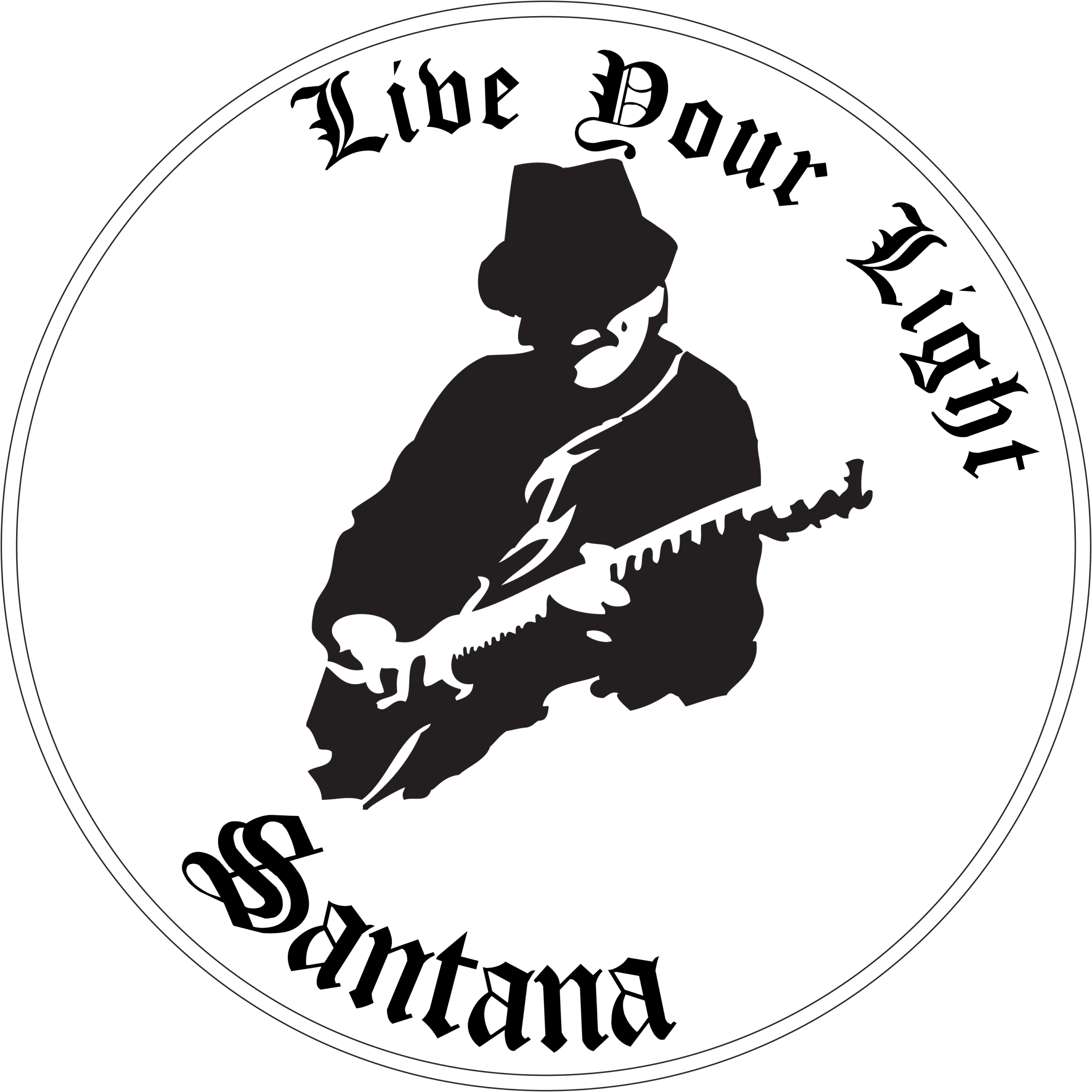 Santana-Carlos—Live-your-Light-Logo-Vector
