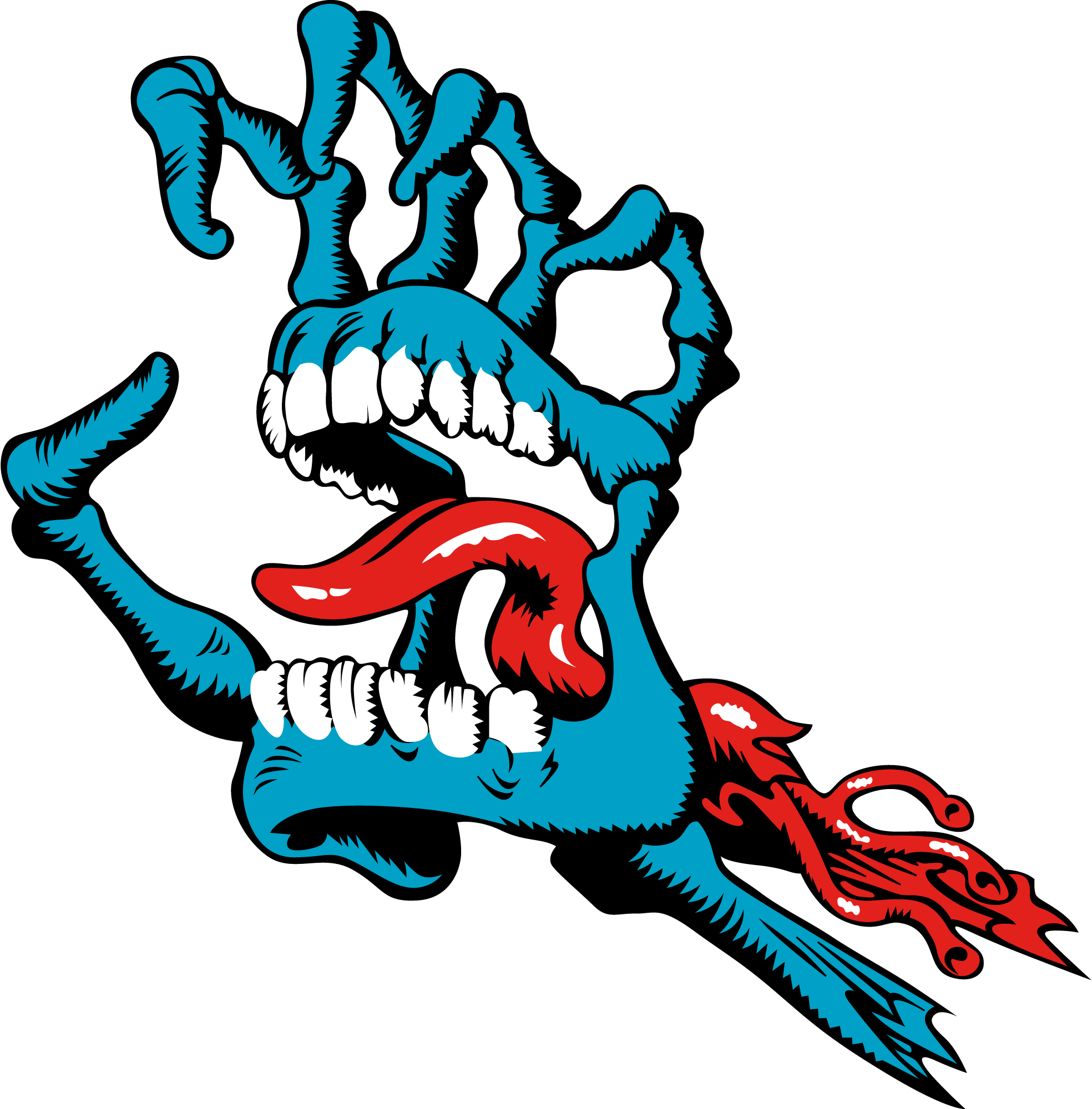 Screaming-hand-Logo-Vector
