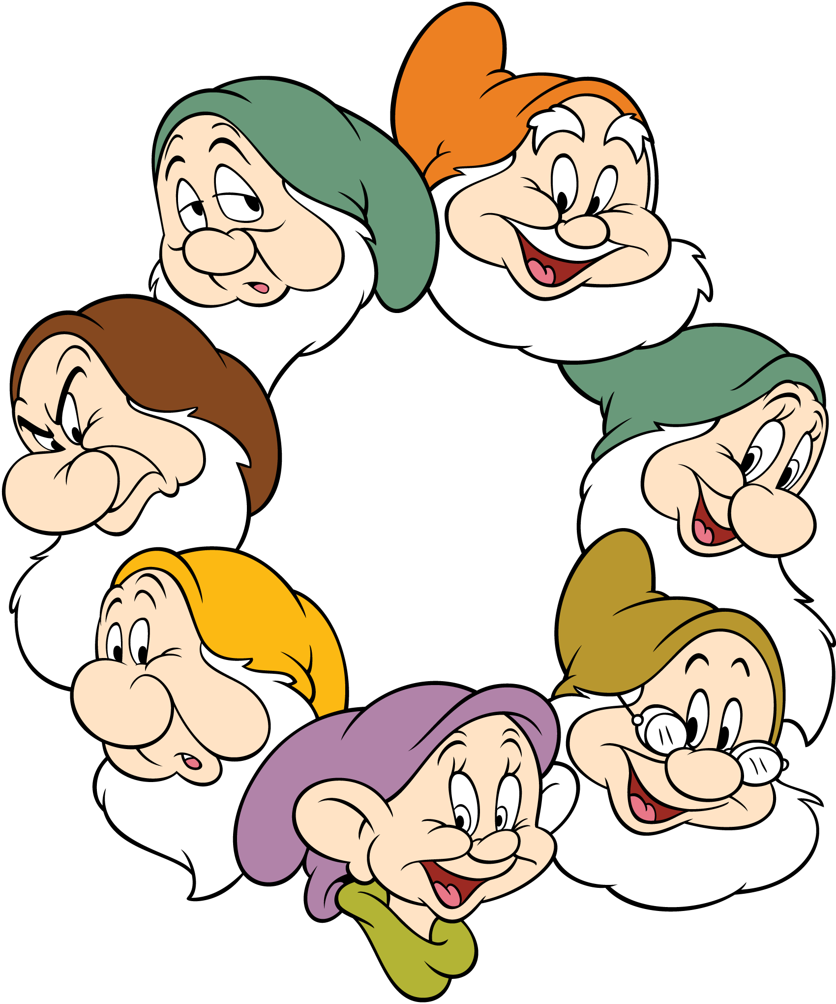 Seven-Dwarfs-Logo-Vector
