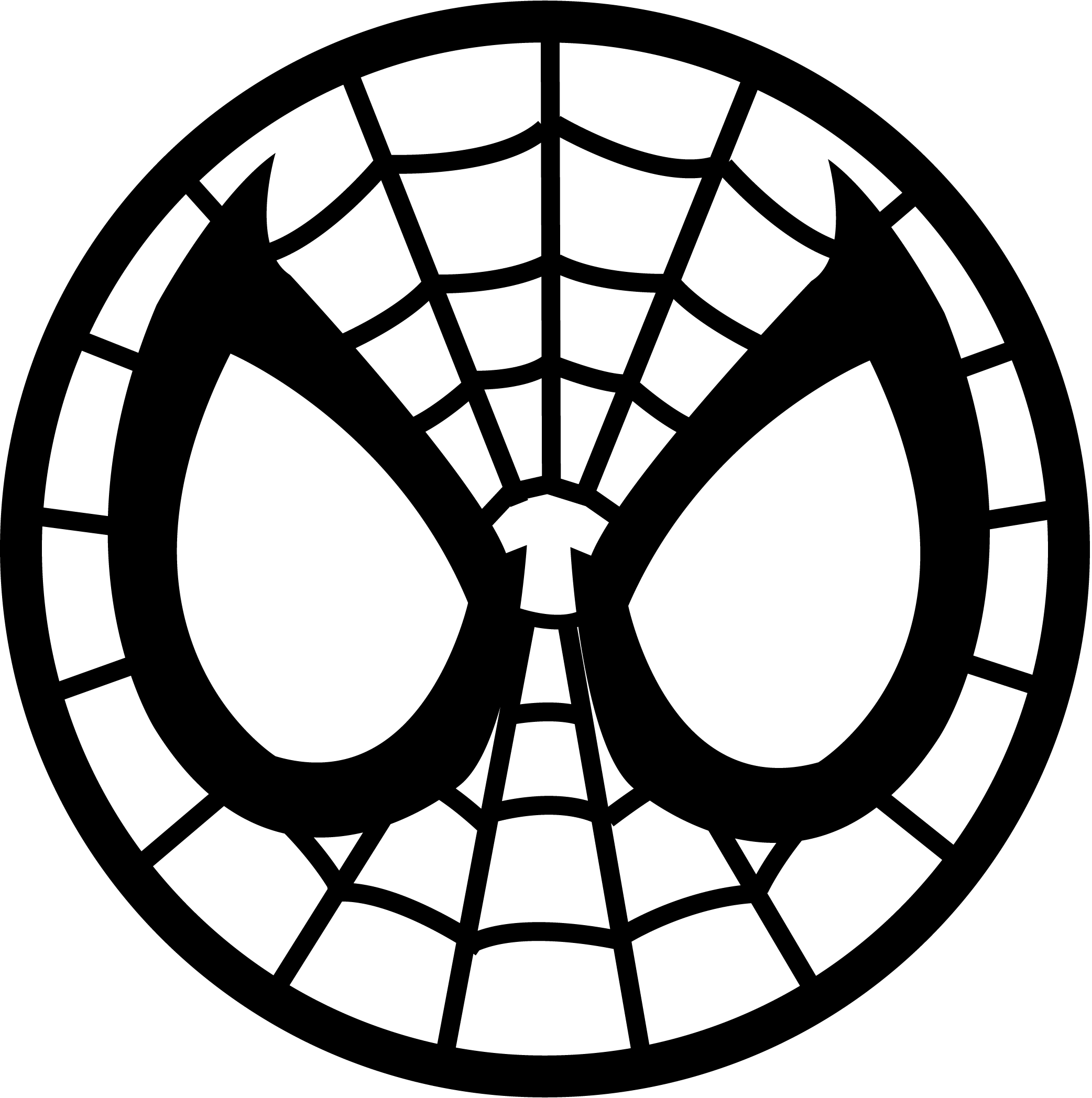 Spiderman-Symbol-Logo-Vector