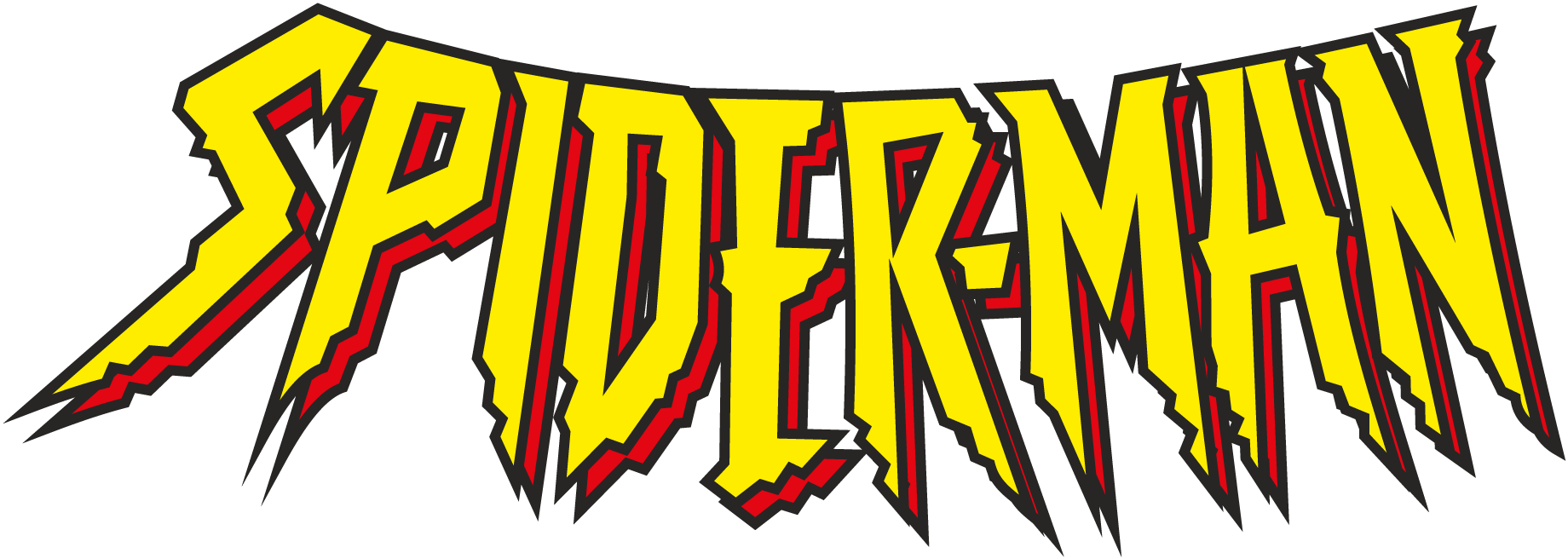 Spiderman-yellow-Logo-Vector