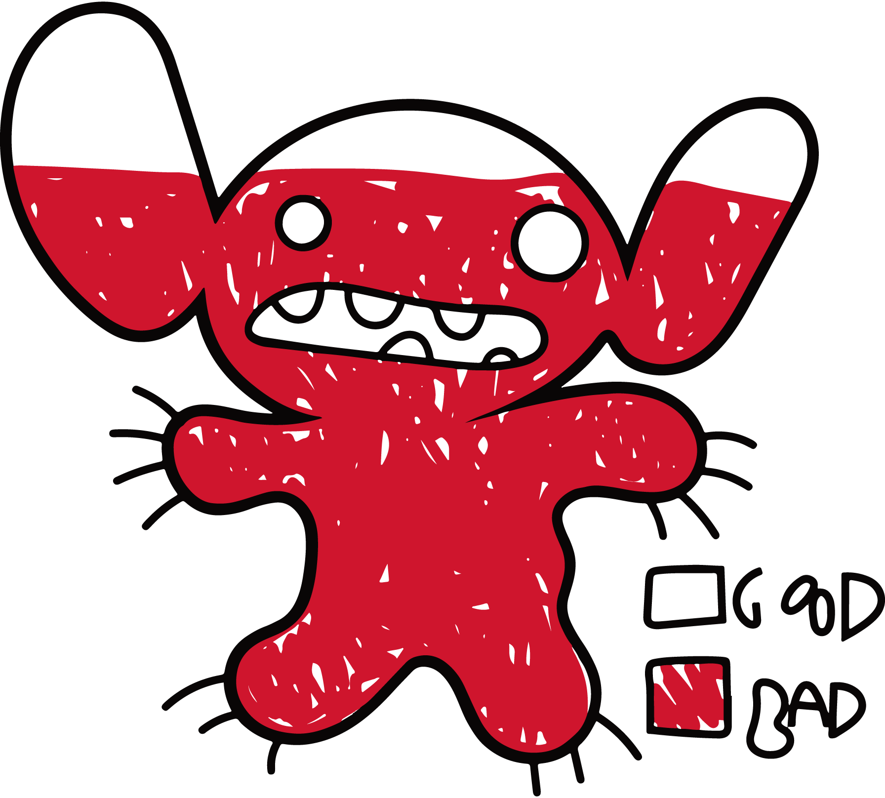 Stitch-Bad-Level-Logo-Vector