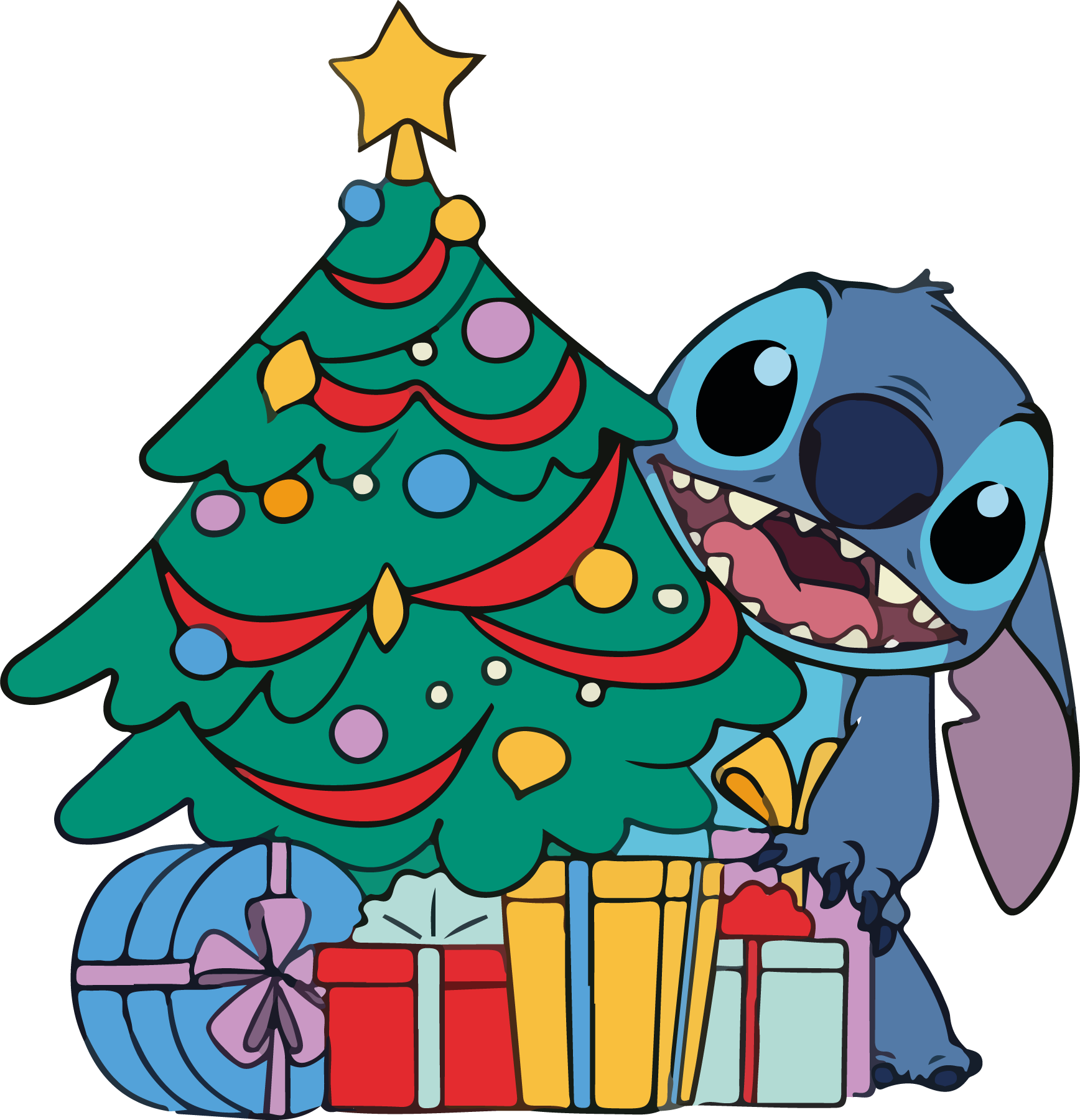 Stitch-Navideno-Logo-Vector