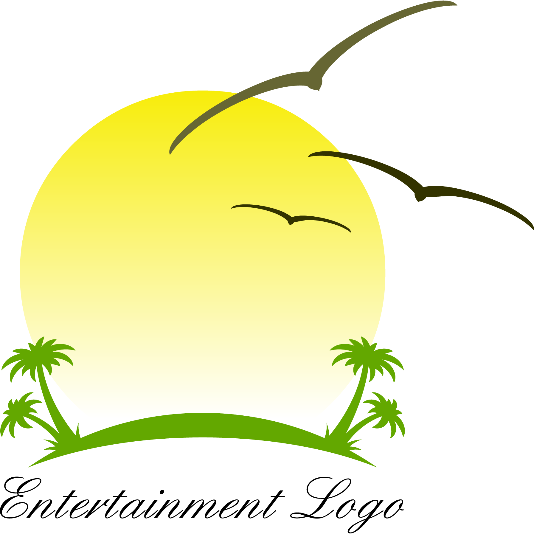 Sun-Bird-Beach-Entertainment-Logo-Vector