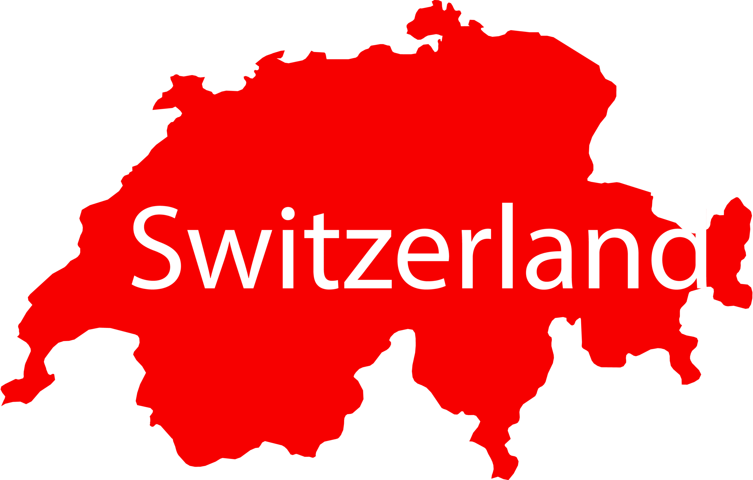 Switzerland-Map-Vector