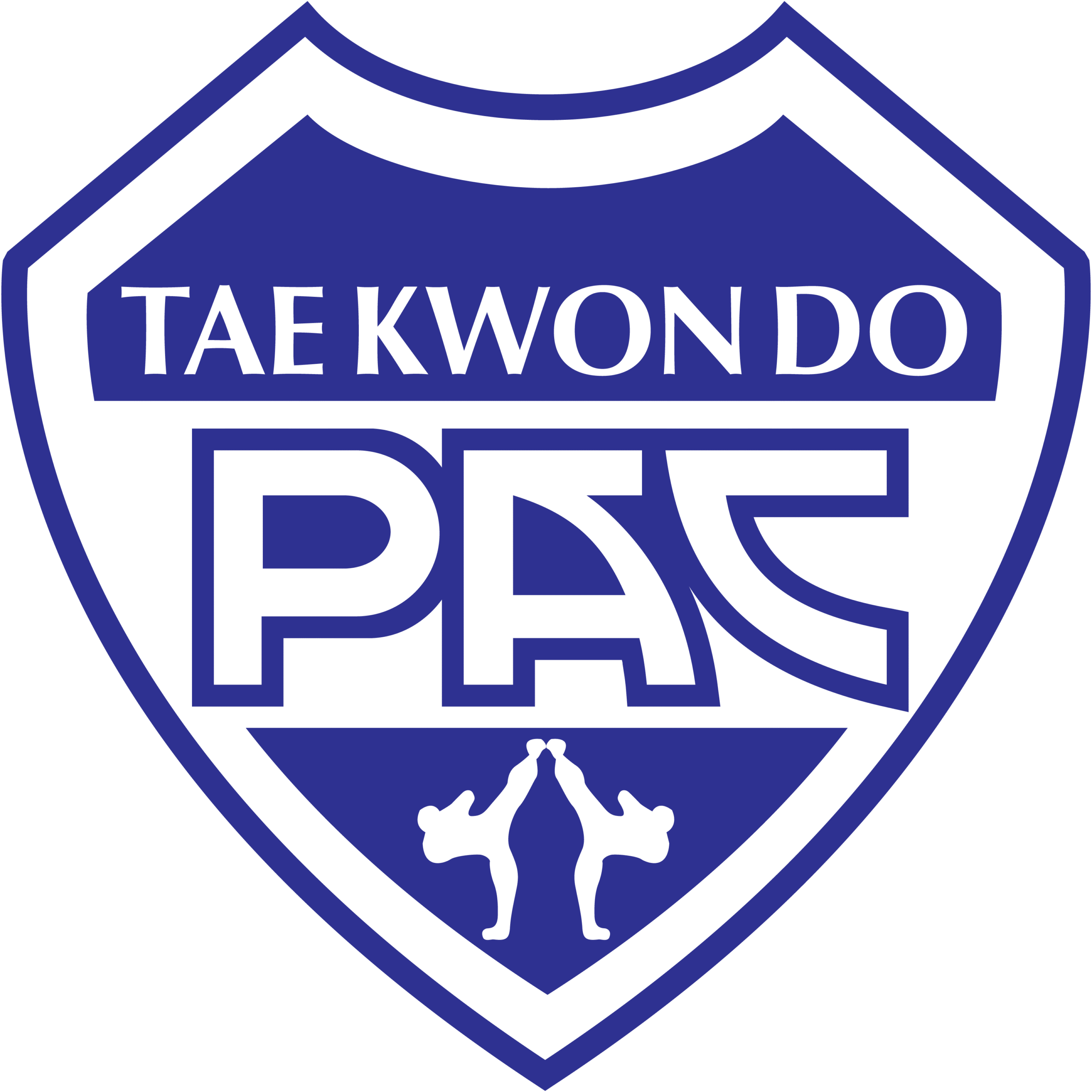 Taekwondo-Pac-Escudo-Logo-Vector