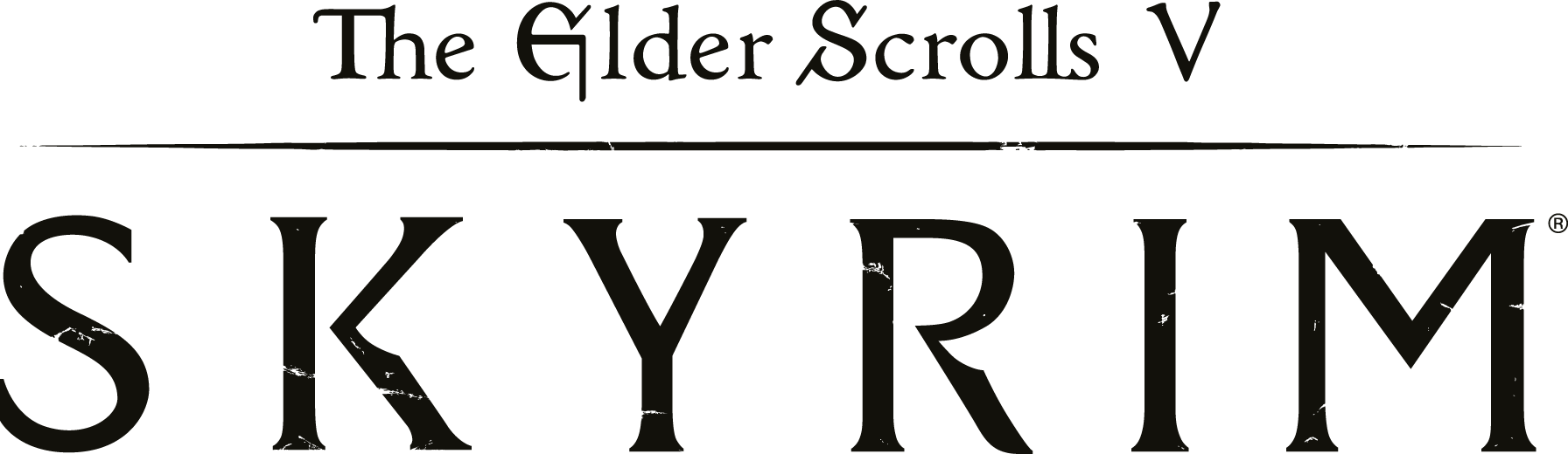 The-Elder-Scrolls-V-Skyrim-Logo-Vector