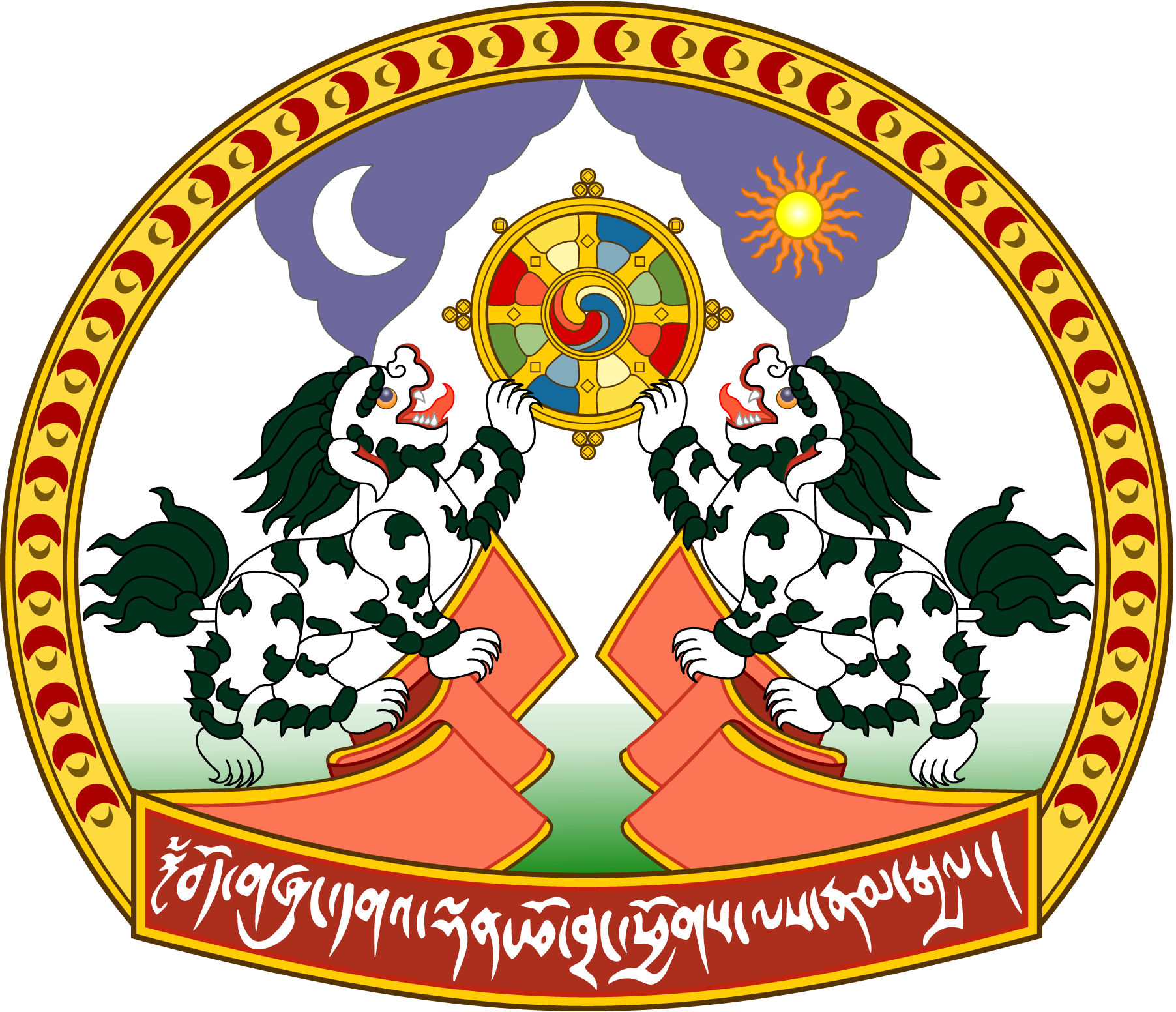 Tibet-Wappen-Logo-Vector