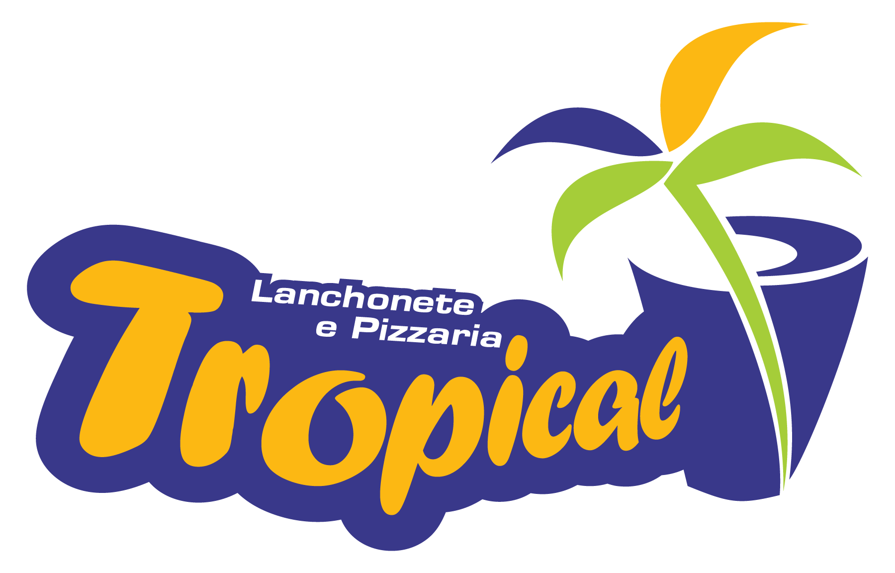 Tropical-Lanchonete-e-Pizzaria-Logo-Vector