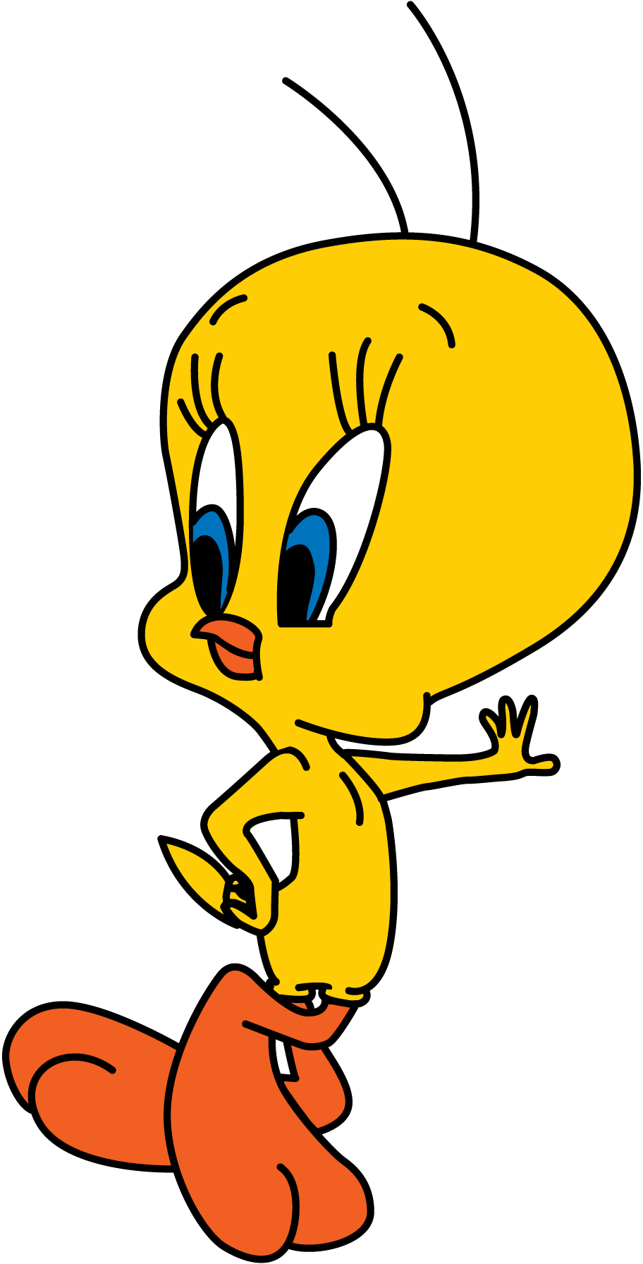 Tweety-Leaning-Logo-Vector