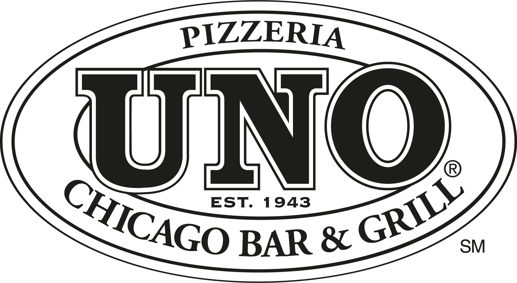 Uno-Pizzeria-Logo-Vector