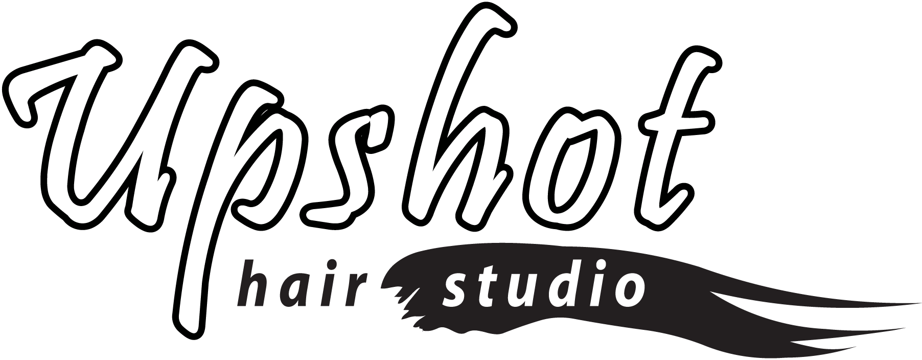 Upshot-Hair-Studio-Logo-Vector
