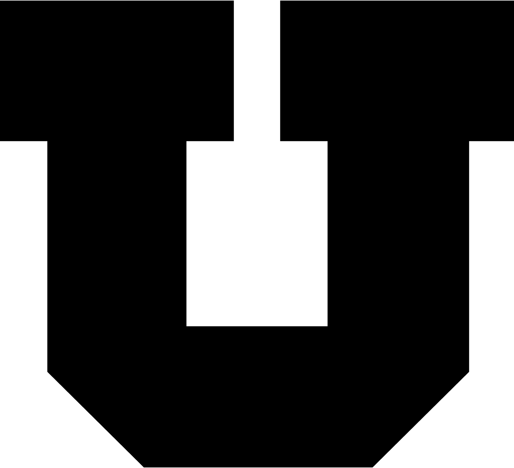 Utah-Utes-U-black-Logo-Vector