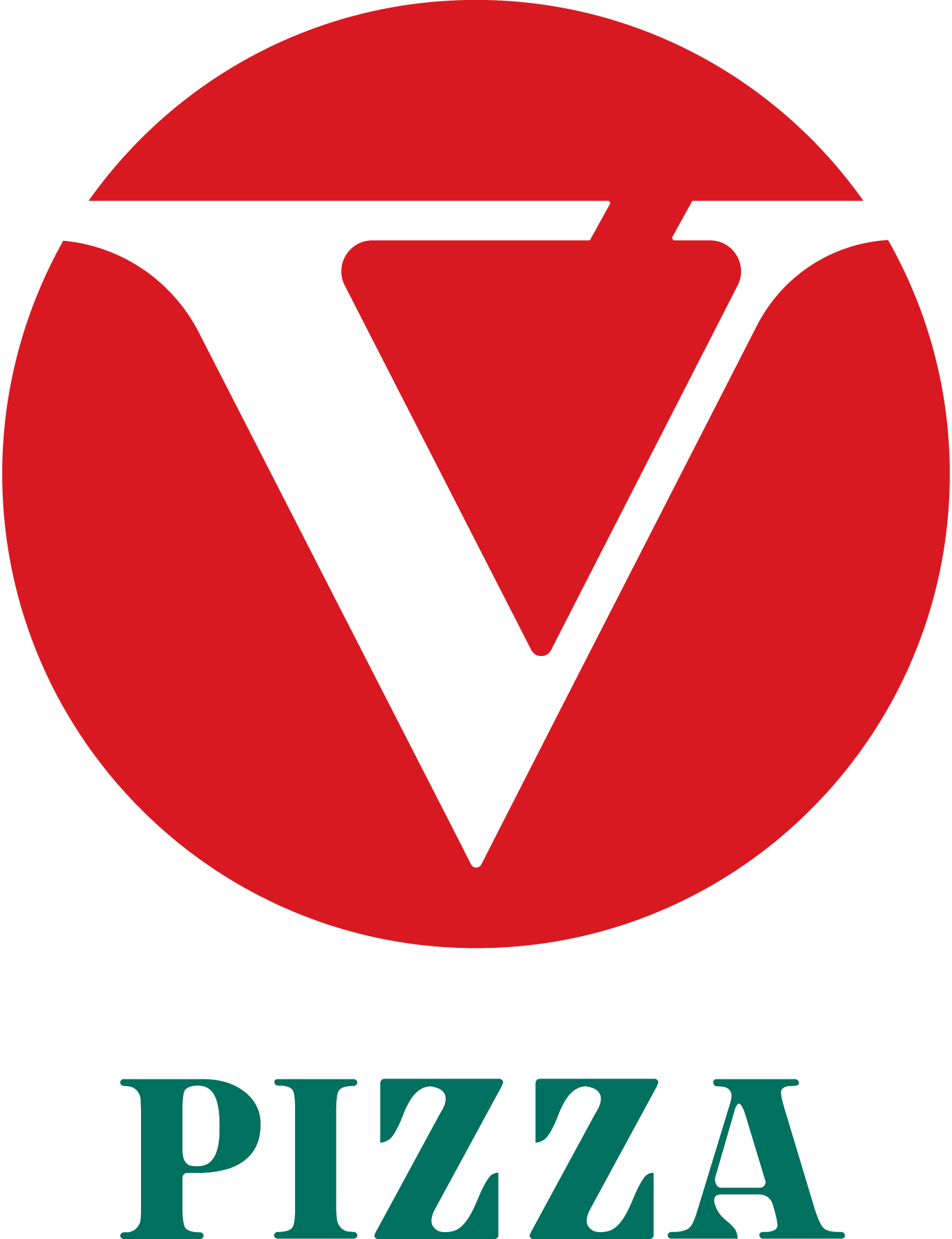 V-Pizza-Logo-Vector
