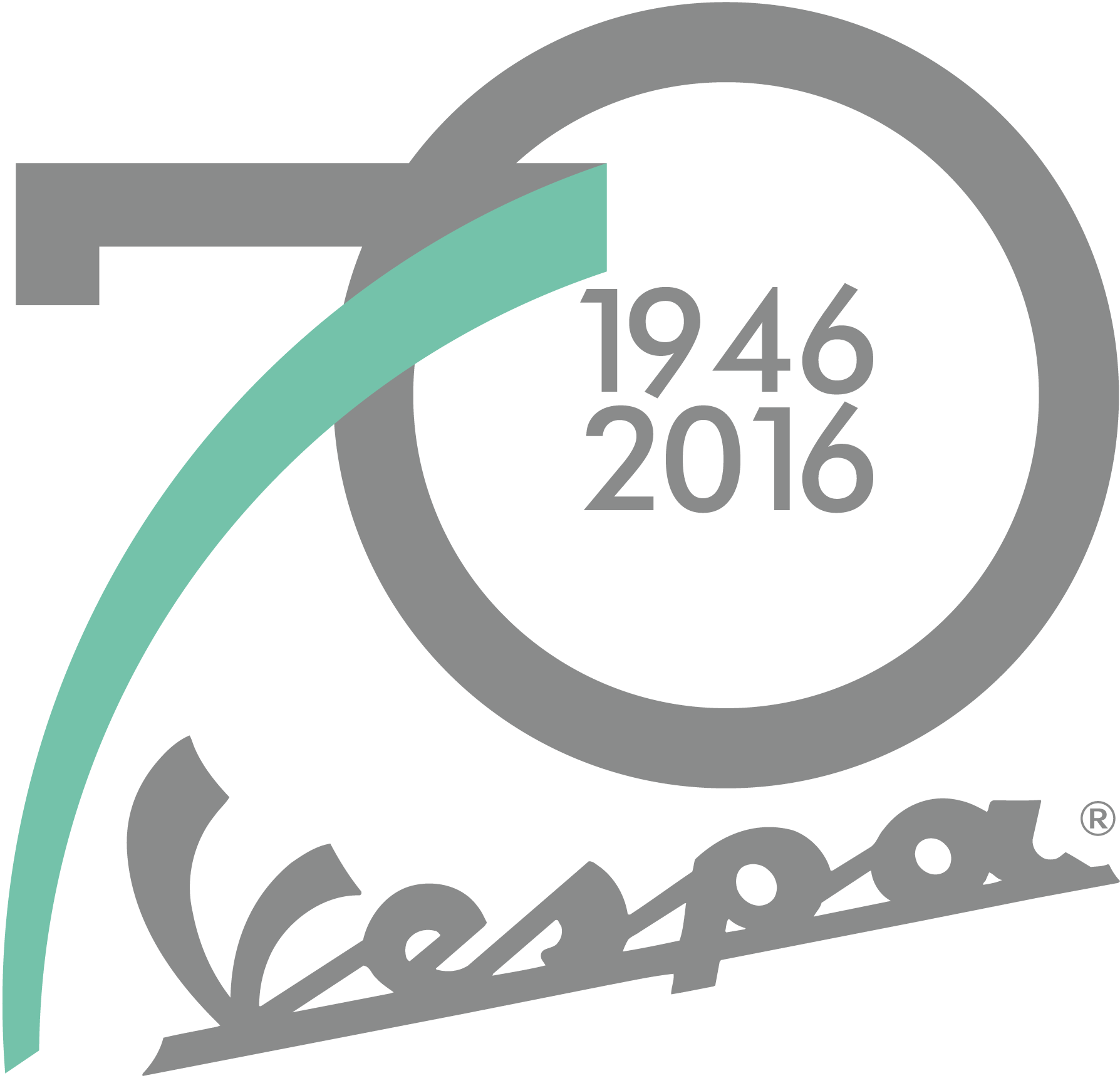 Vespa—70º-anniversary-Logo-Vector