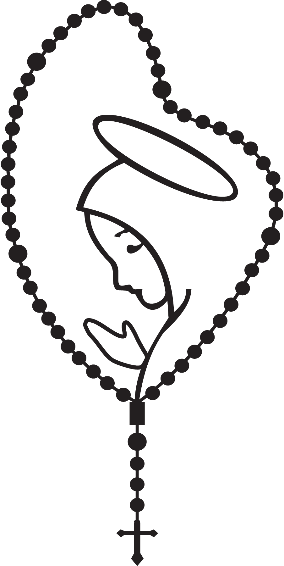 Virgen-Rosario-Logo-Vector