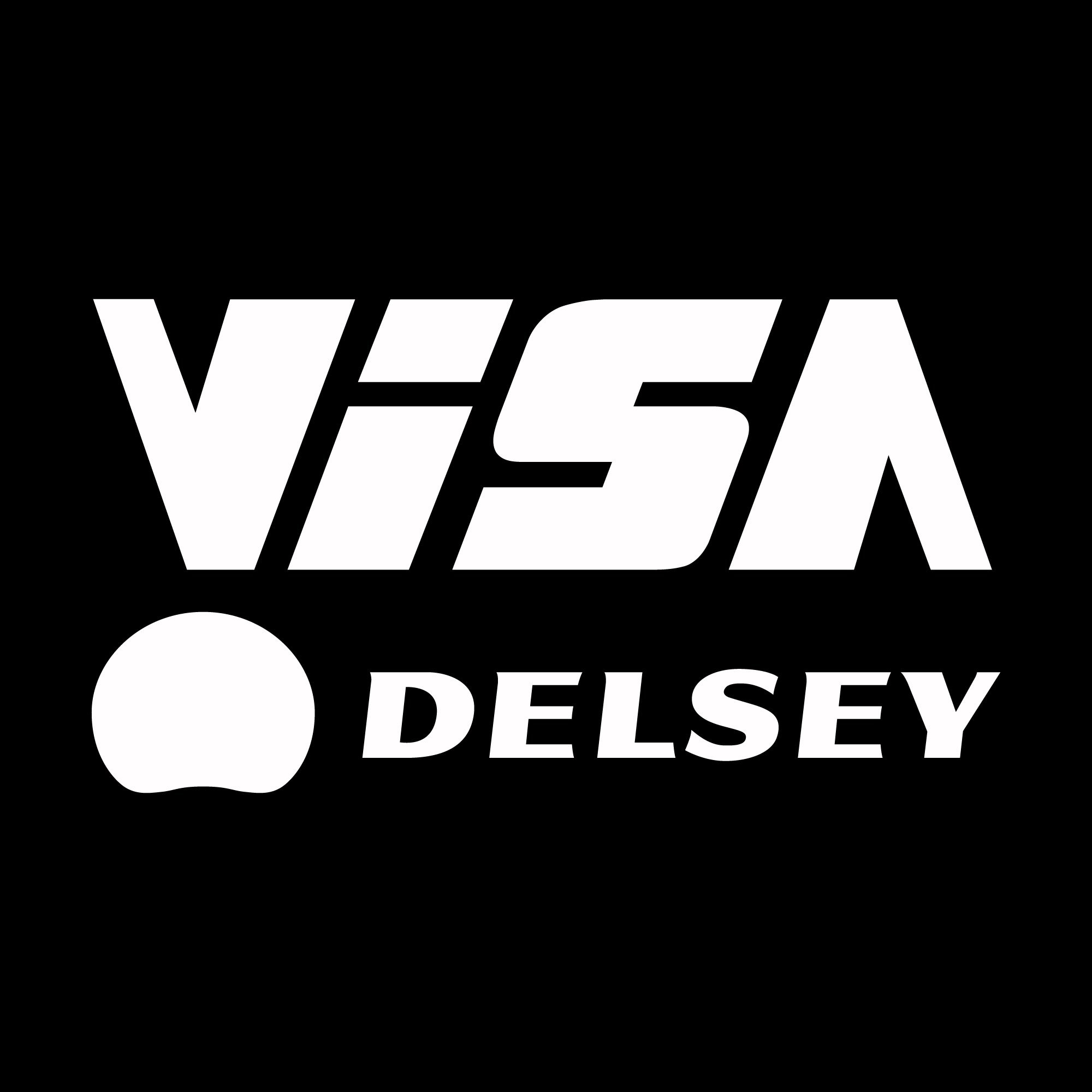 Visa-Delsey-white-Logo-Vector