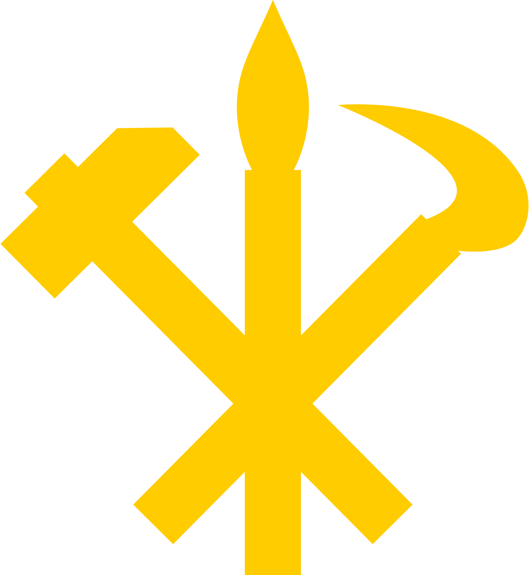 WPK-Workers-Party-of-Korea-Yellow-Symbol-Logo-Vector