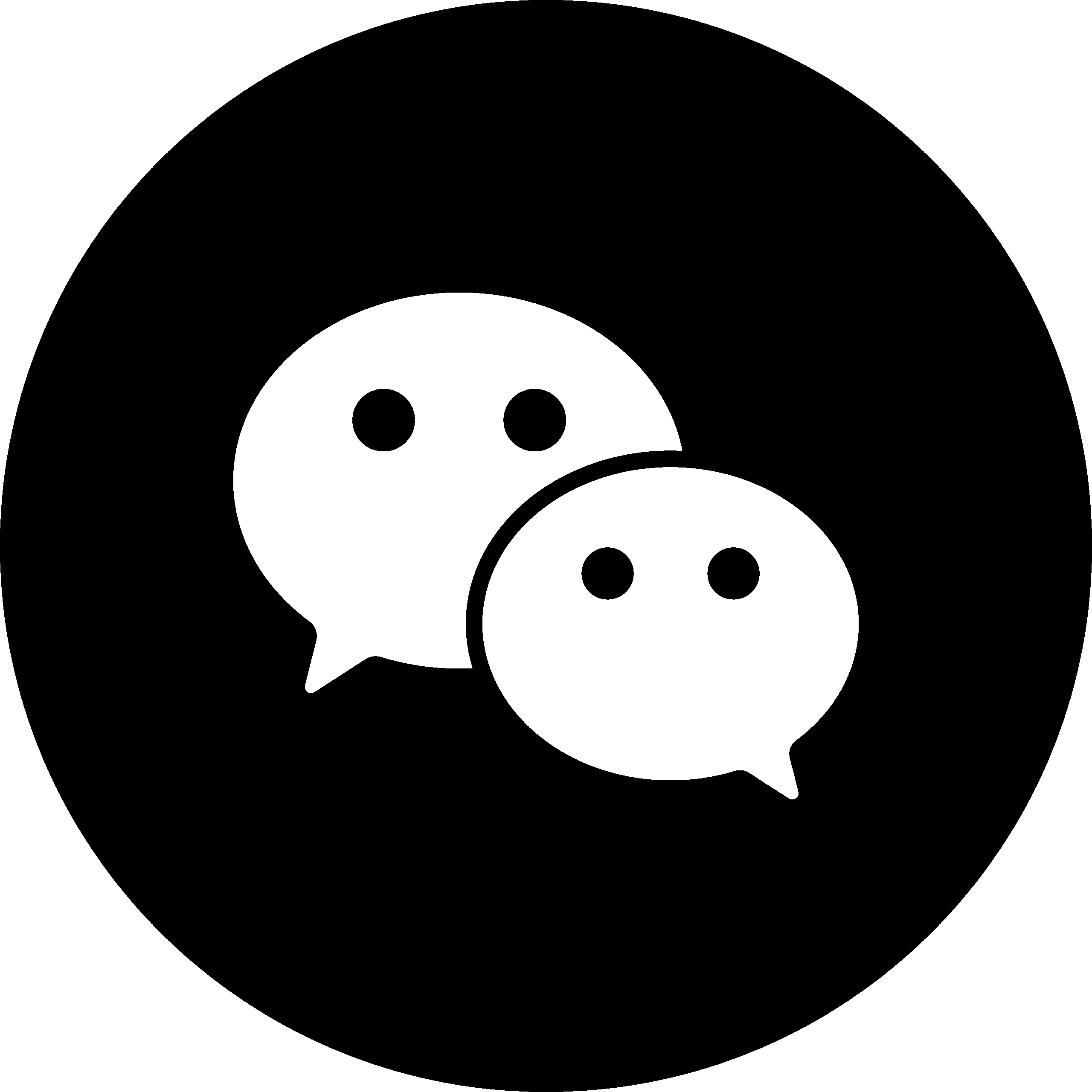 WeChat-Black-Icon-Vector