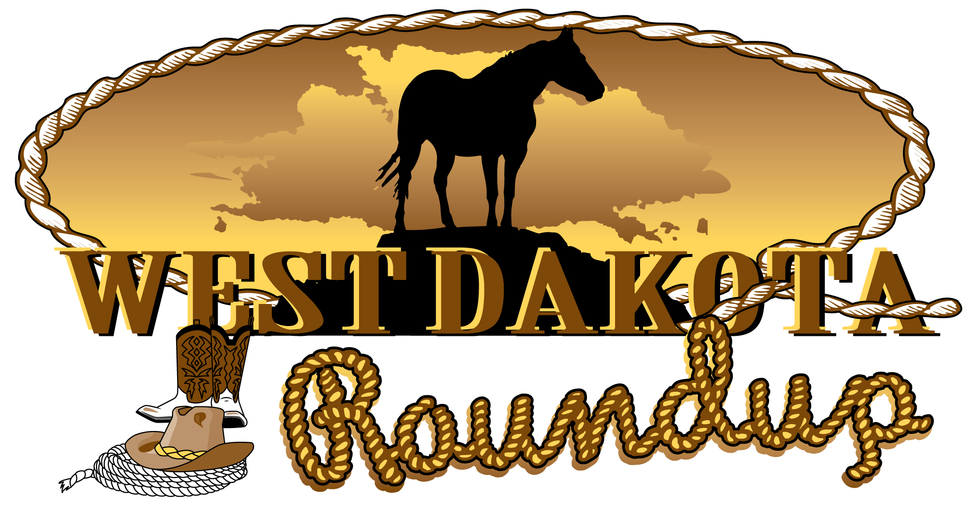 West-Dakota-Roundup-Logo-Vector