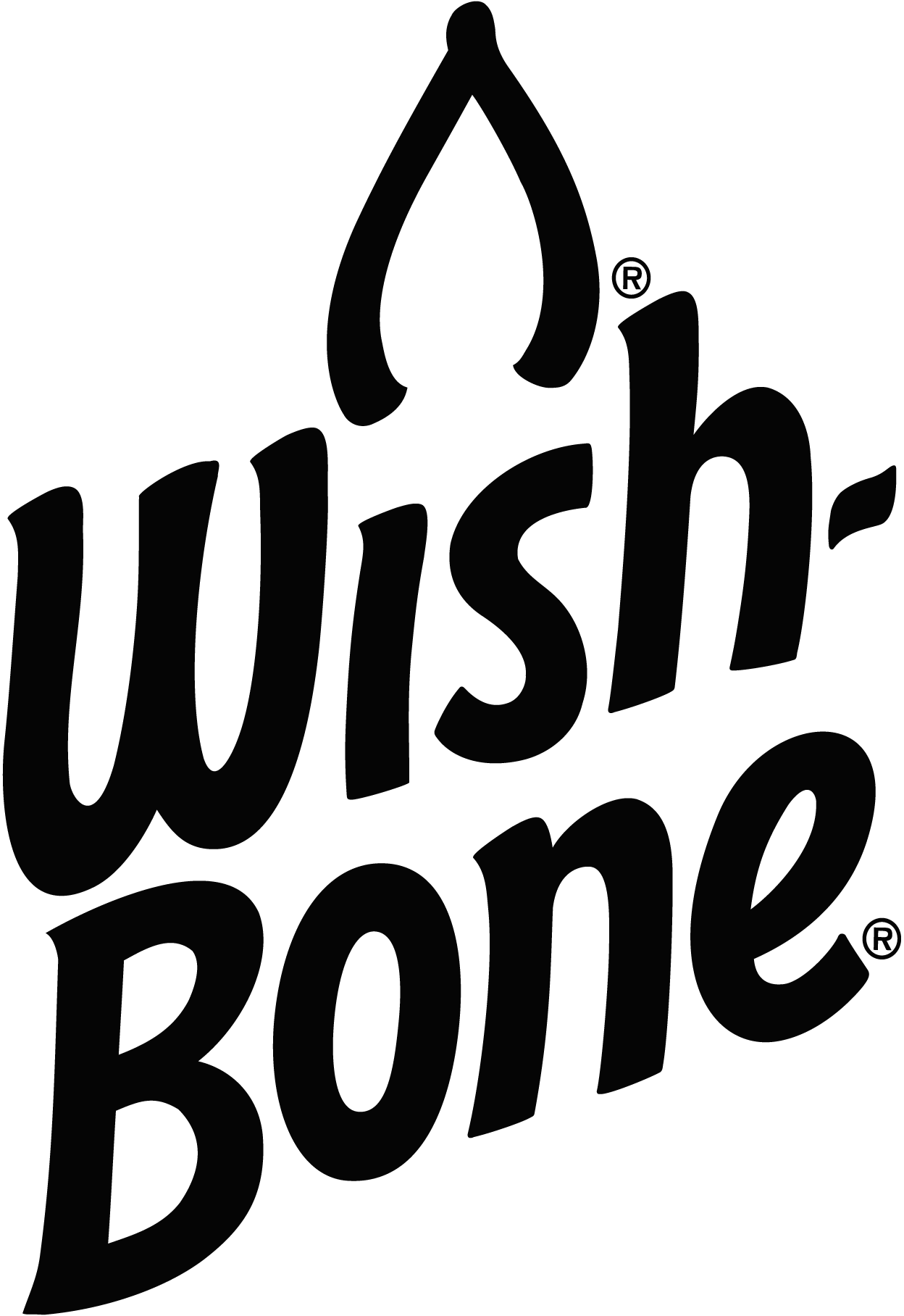Wish-Bone-black-Logo-Vector