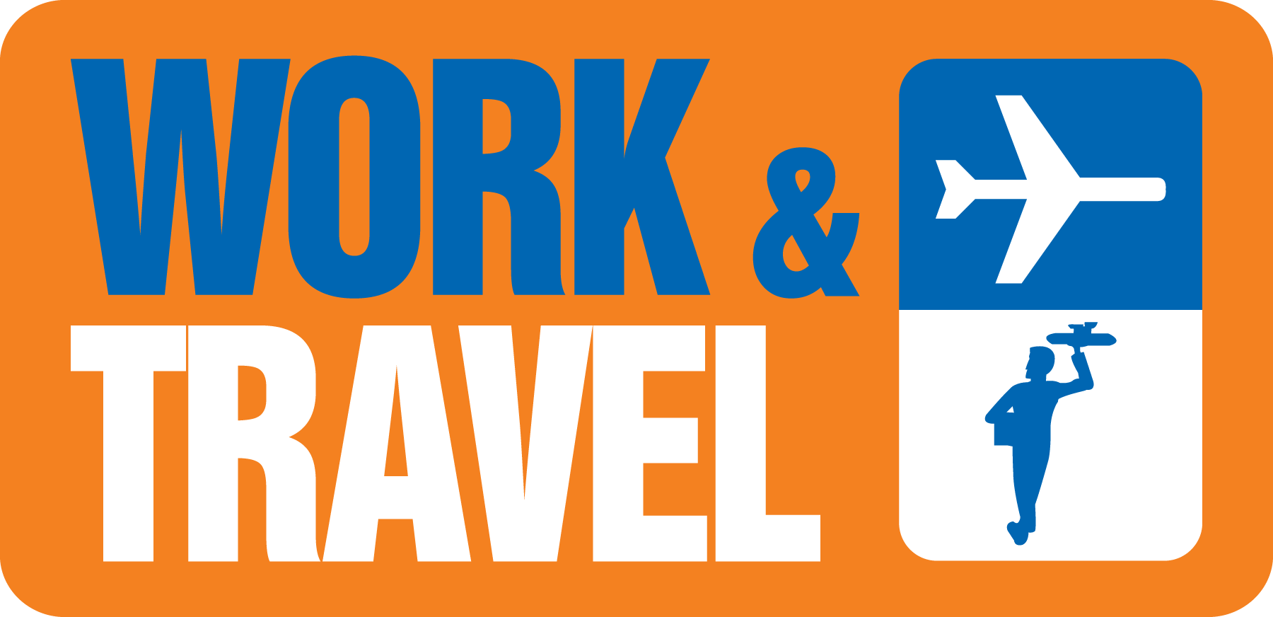 Work-And-Travel-Logo-Vector