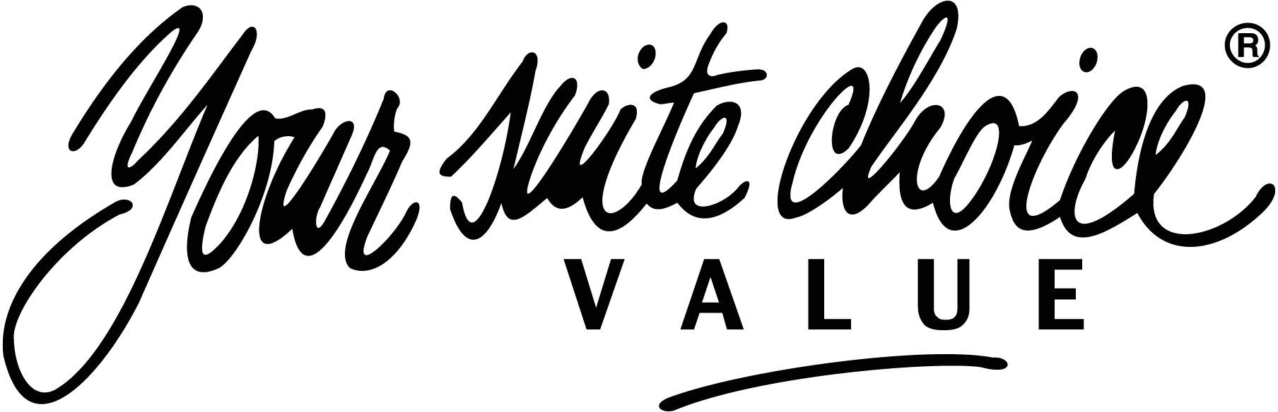Your-suite-choice-Value–blcak-Logo-Vector