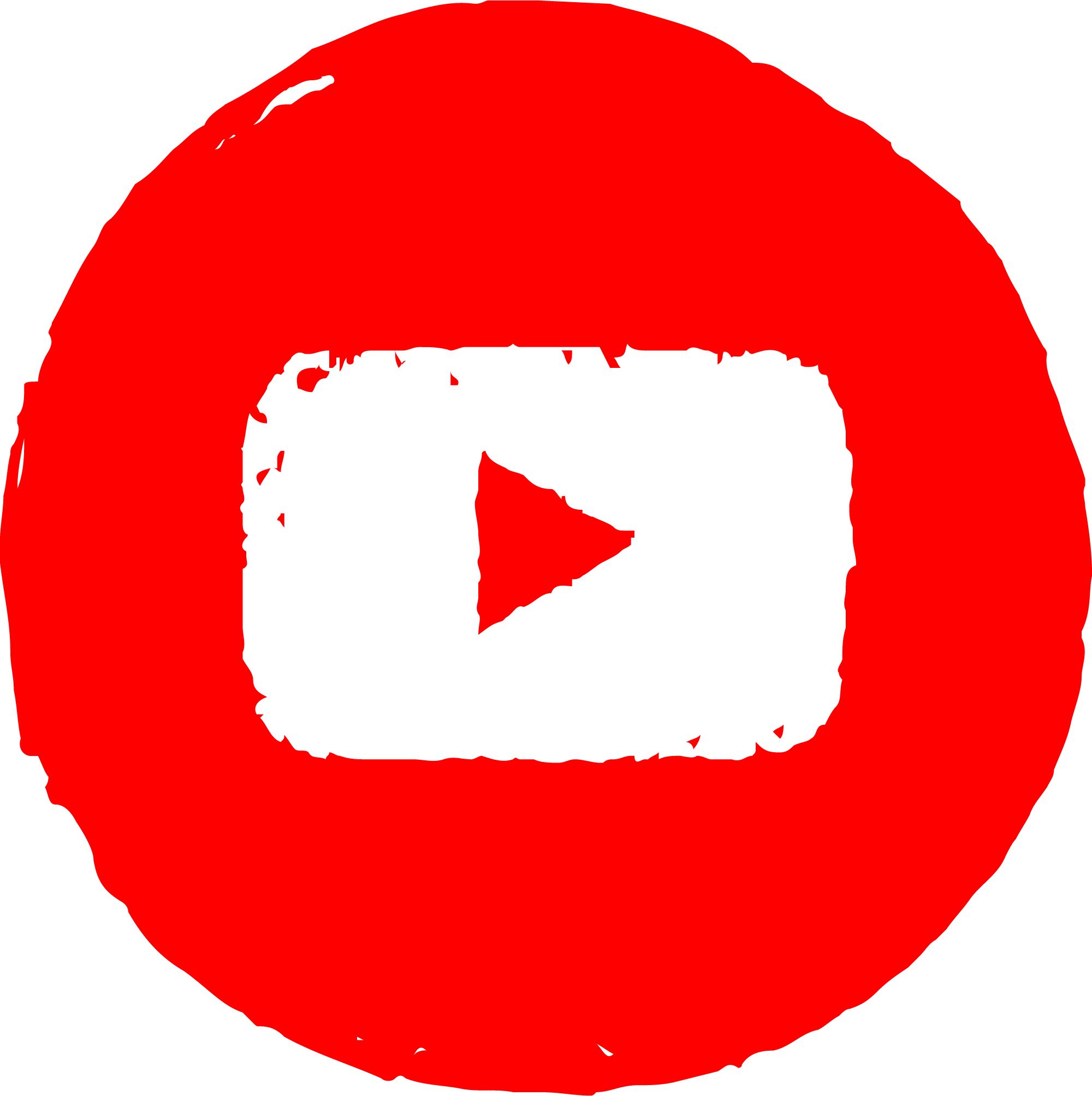 Youtube-Grunge-Icon-Vector