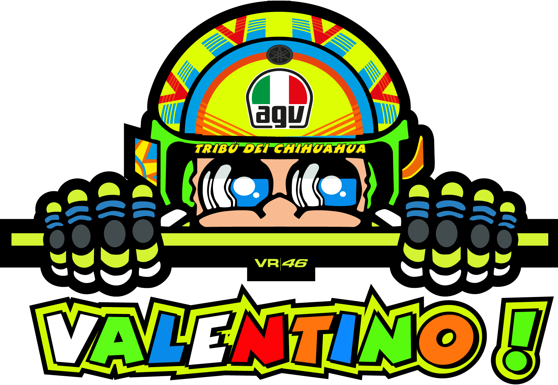 valentino-rossi-heklmet-Logo-Vector